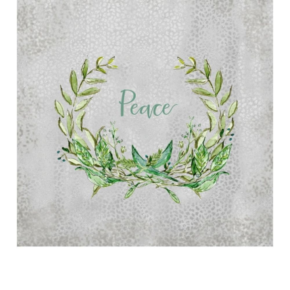 ⬇️⬇️⬇️Christmas Peace Laurel Coasters Set - Picture 2 of 3
